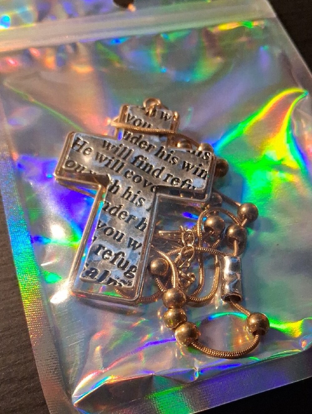 Sliver Cross Necklace - Picture 3 of 5